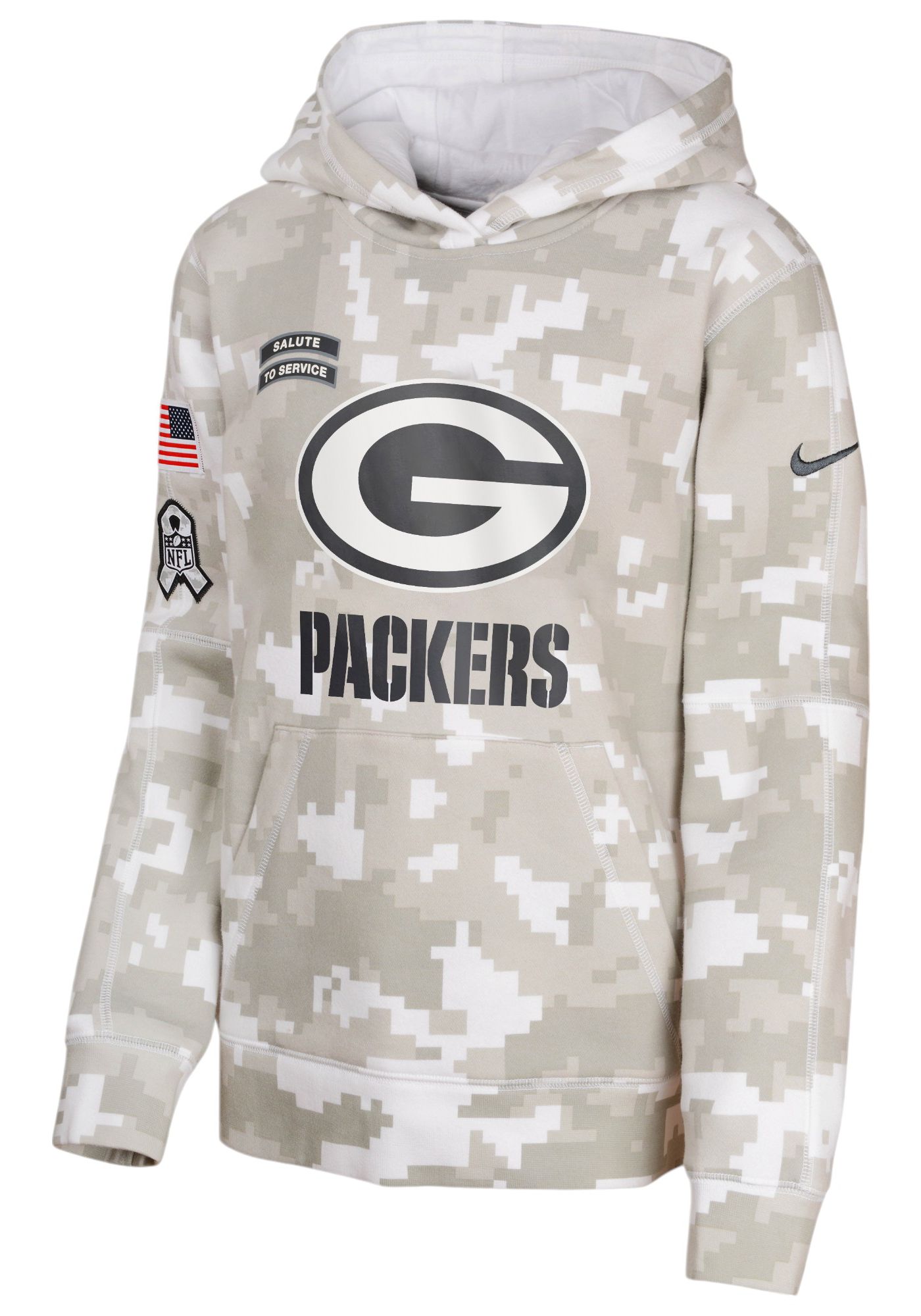 Nike Salute to hot Service NFL Green Bay Packers Camo Jacket