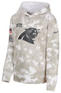 Nike Youth Carolina Panthers Salute to Service 2024 Arctic Camo Pullover Hoodie Dick s Sporting Goods