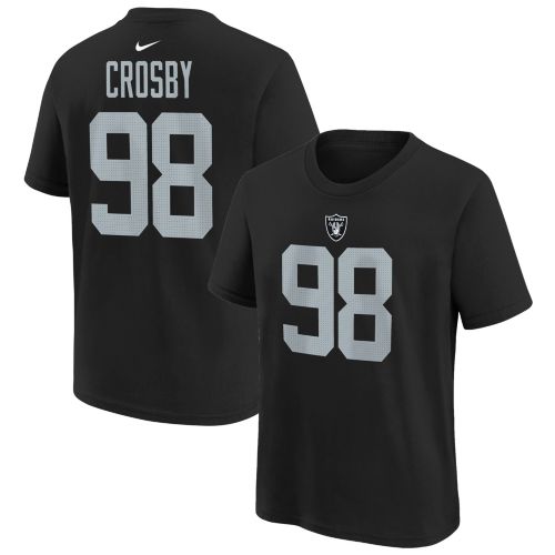 Nike Youth Maxx Crosby #98 Black Game Jersey | Dick's Sporting Goods