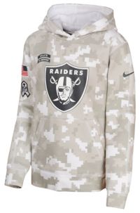 New Nike Las Vegas Raiders Salute to Service Camouflage outlet Hoodie Jacket Sz S