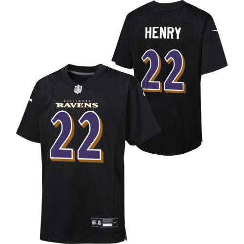 Nike Youth Baltimore Ravens Lamar Jackson #8 Fashion Black Game