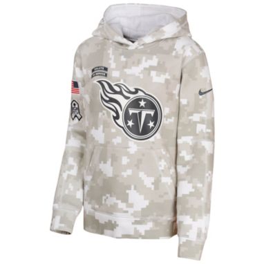 sorry, Nike Youth Tennessee Titans Salute to Service 2024 Arctic Camo Pullover Hoodie is currently out of stock