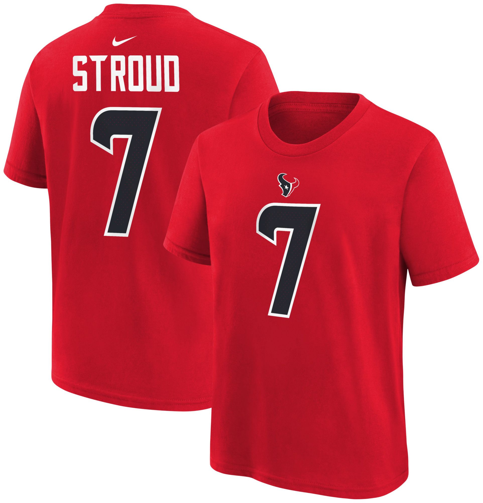 Nike Youth Houston Texans C.J. Stroud #7 University Red T-Shirt product image