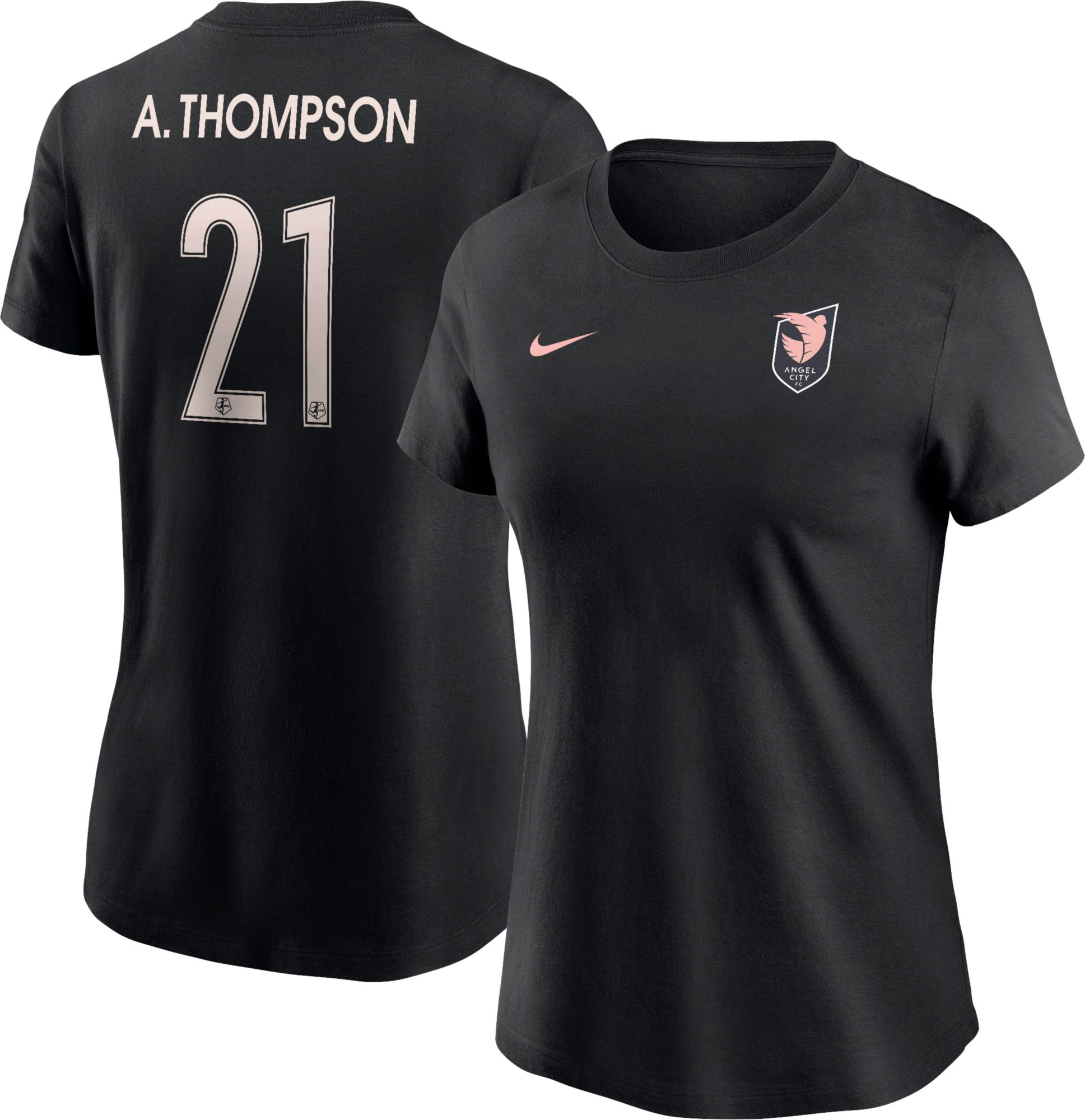 Nike Youth Angel City FC Alyssa Thompson #21 Black T-Shirt product image