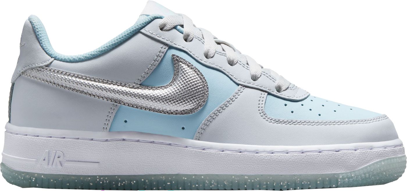 Nike Grade School Air Force 1 Pure Platinum Metallic Silver