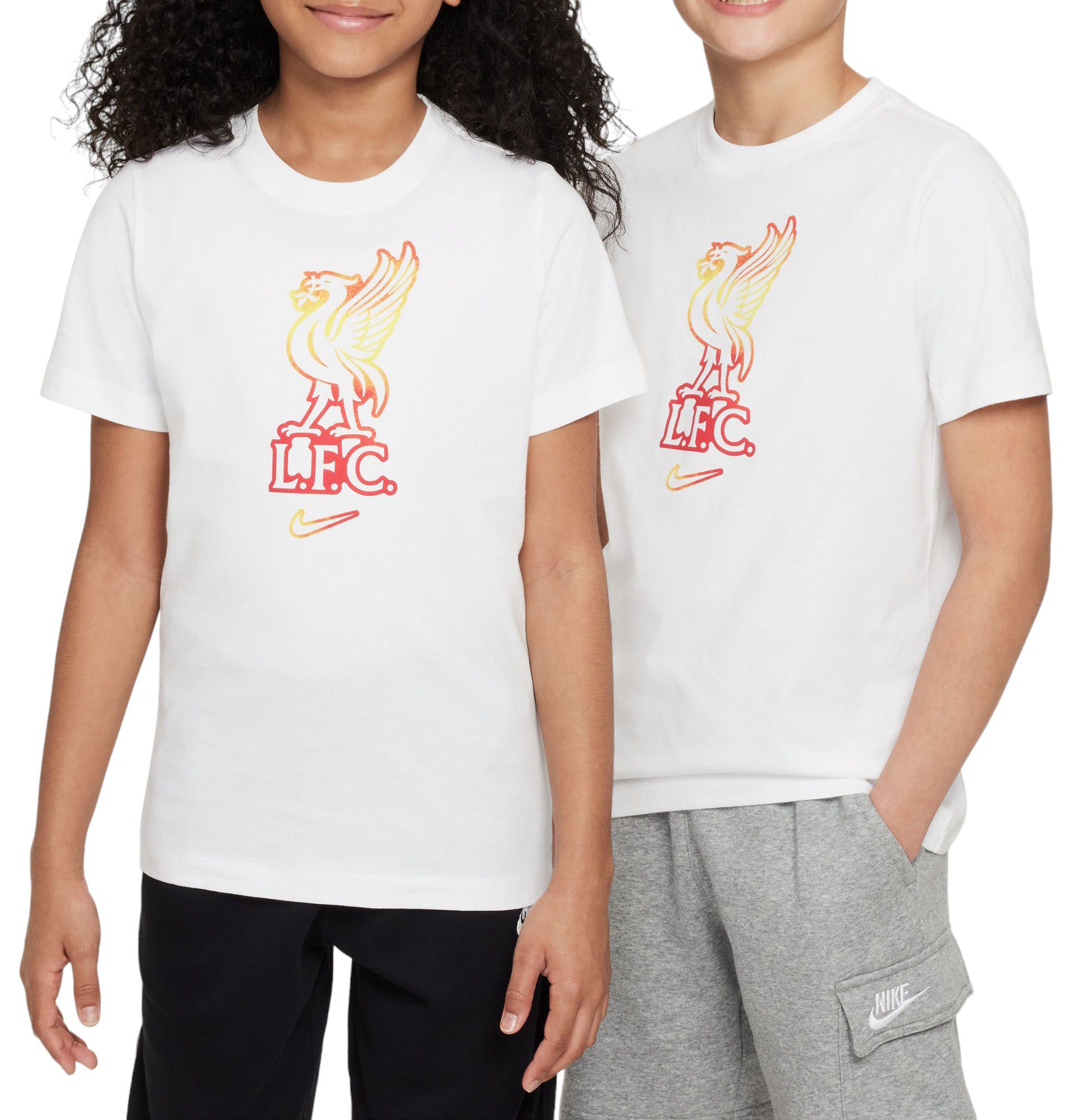 Nike Youth Liverpool FC Crest White T-Shirt product image