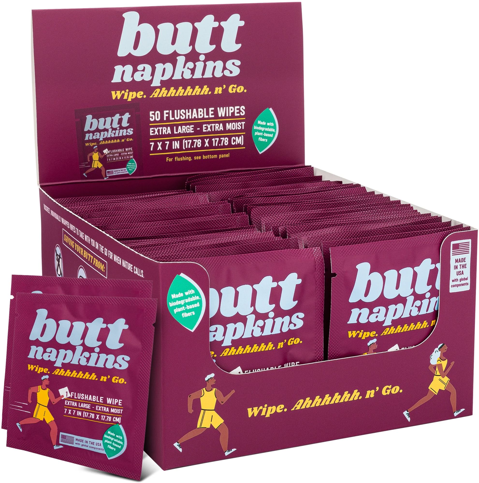 butt napkins - 50 Pack product image