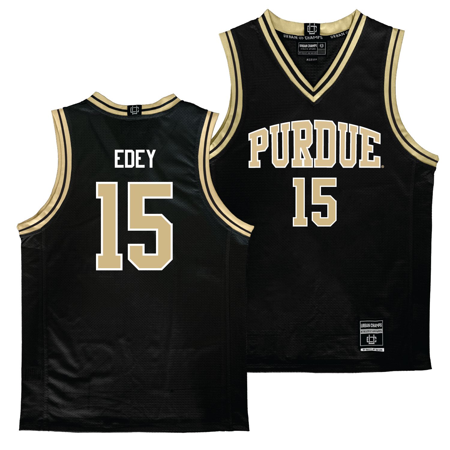 Campus Ink Adult Purdue Boilermakers #15 Black Zach Edey Replica Basketball Jersey product image