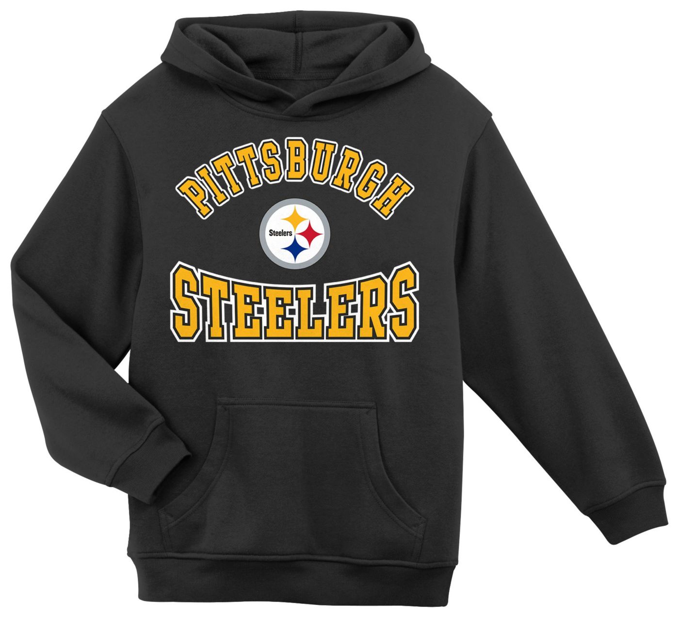 NFL Team Apparel Little Kids Pittsburgh Steelers Black Hometown Pullover Hoodie Dick s Sporting Goods