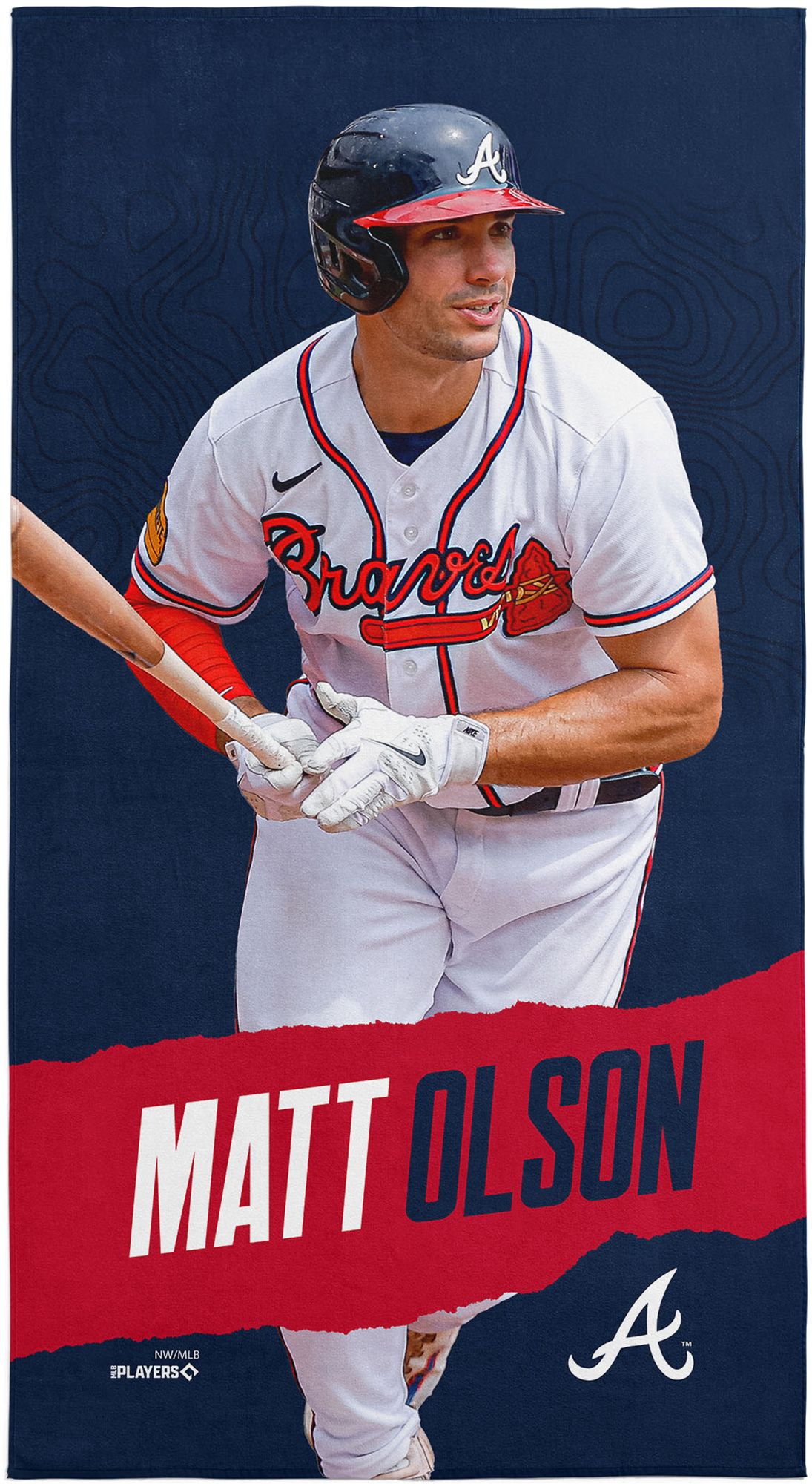 TheNorthwest Atlanta Braves Matt Olson Beach Towel product image
