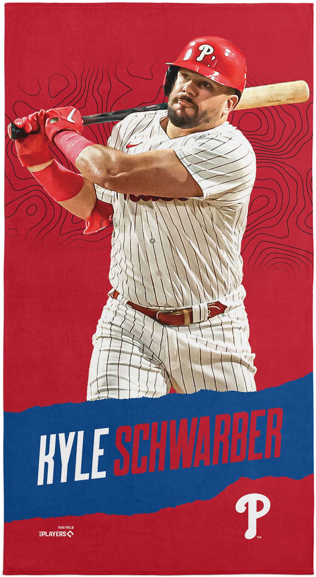 TheNorthwest Philadelphia Phillies Kyle Schwarber Beach Towel product image