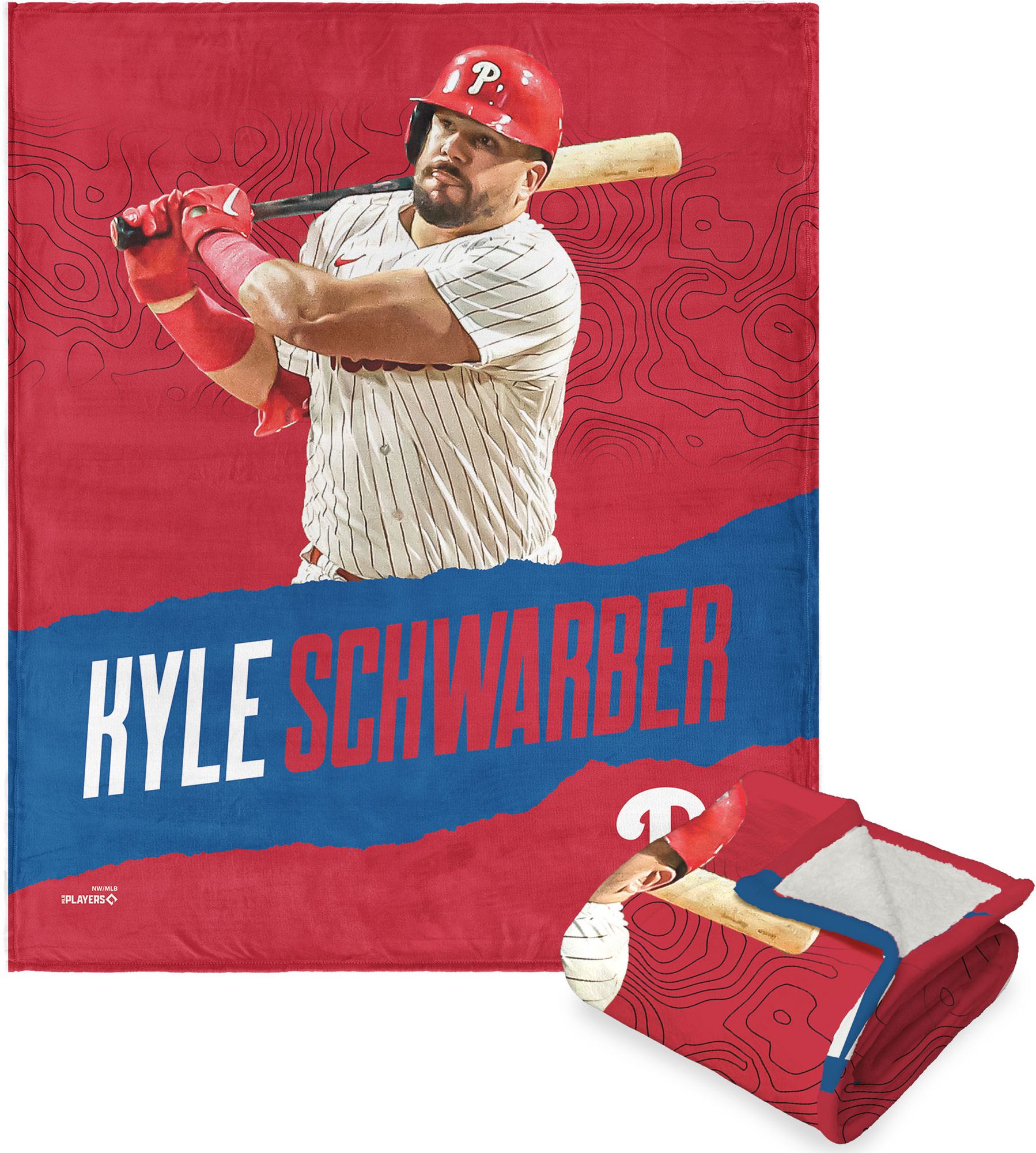 TheNorthwest Philadelphia Phillies Kyle Schwarber Silk Touch Sherpa Throw product image
