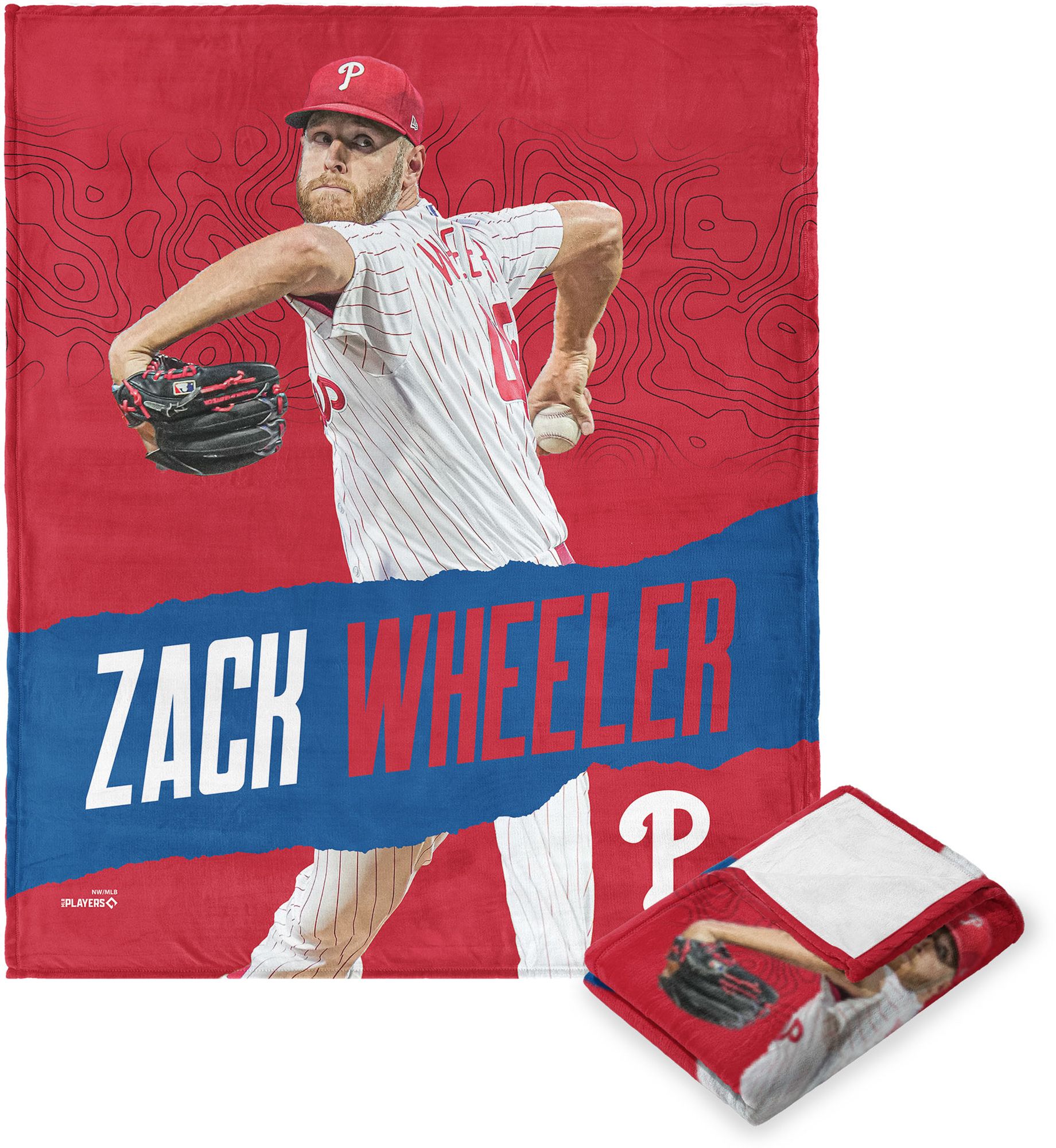 TheNorthwest Philadelphia Phillies Zack Wheeler Touch Throw Blanket product image