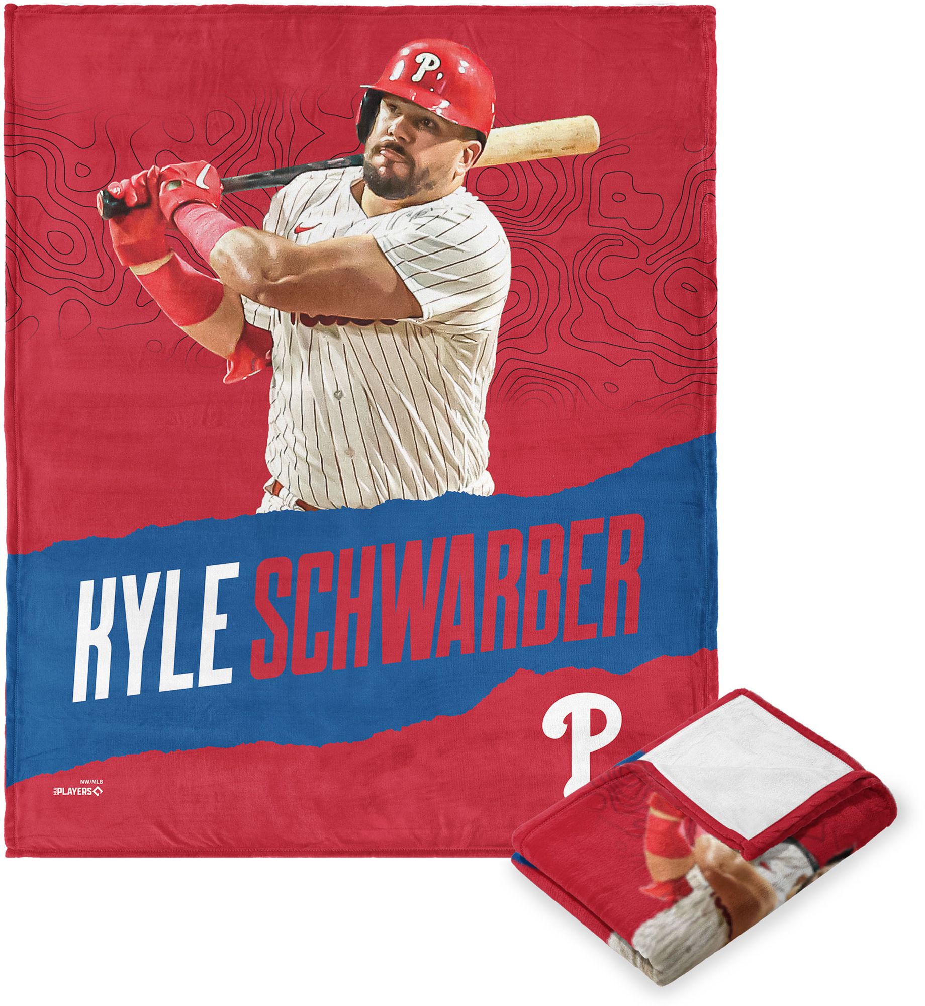 TheNorthwest Philadelphia Phillies Kyle Schwarber Touch Throw Blanket product image