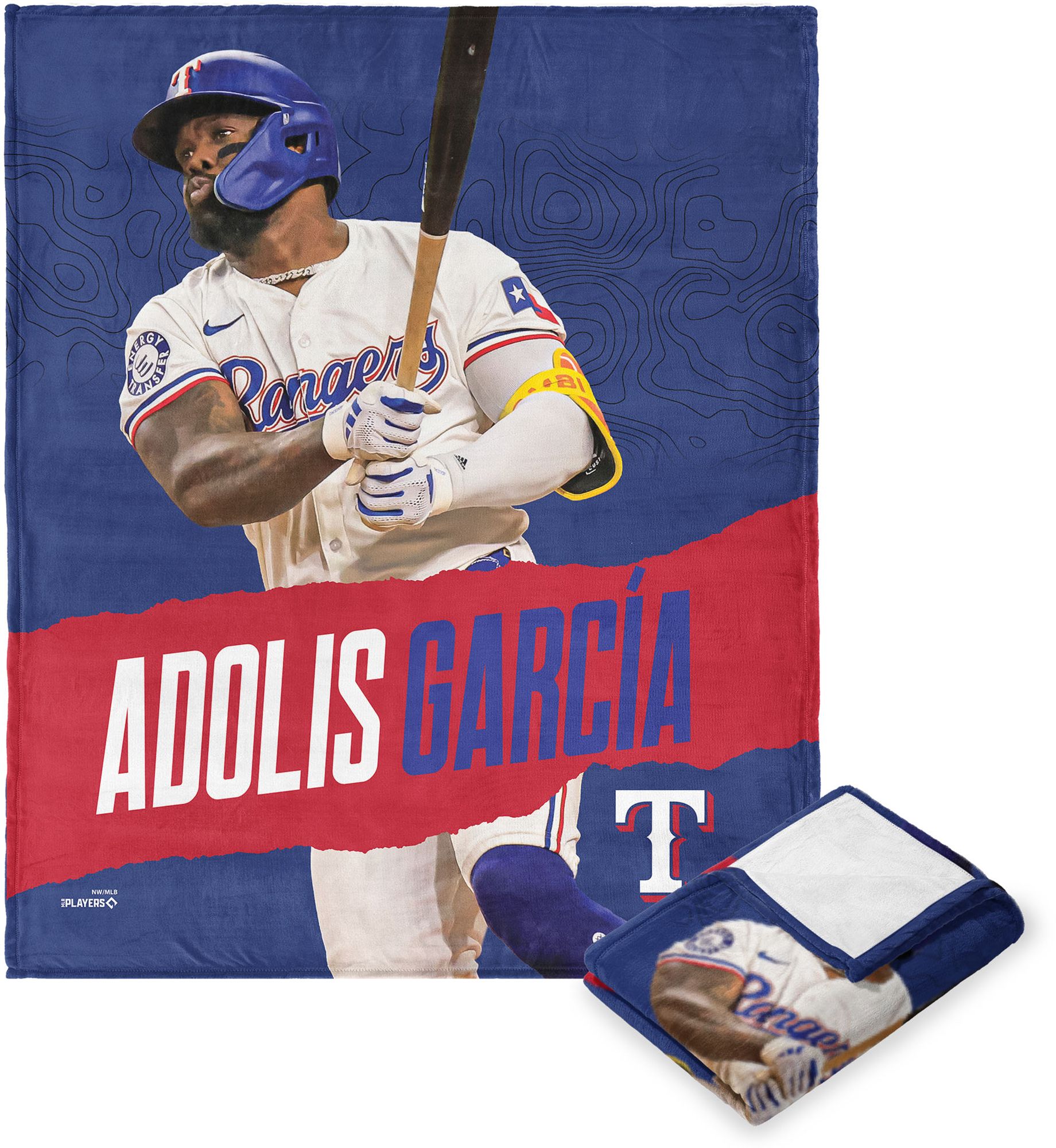 TheNorthwest Texas Rangers Adolis Garcia Touch Throw Blanket product image