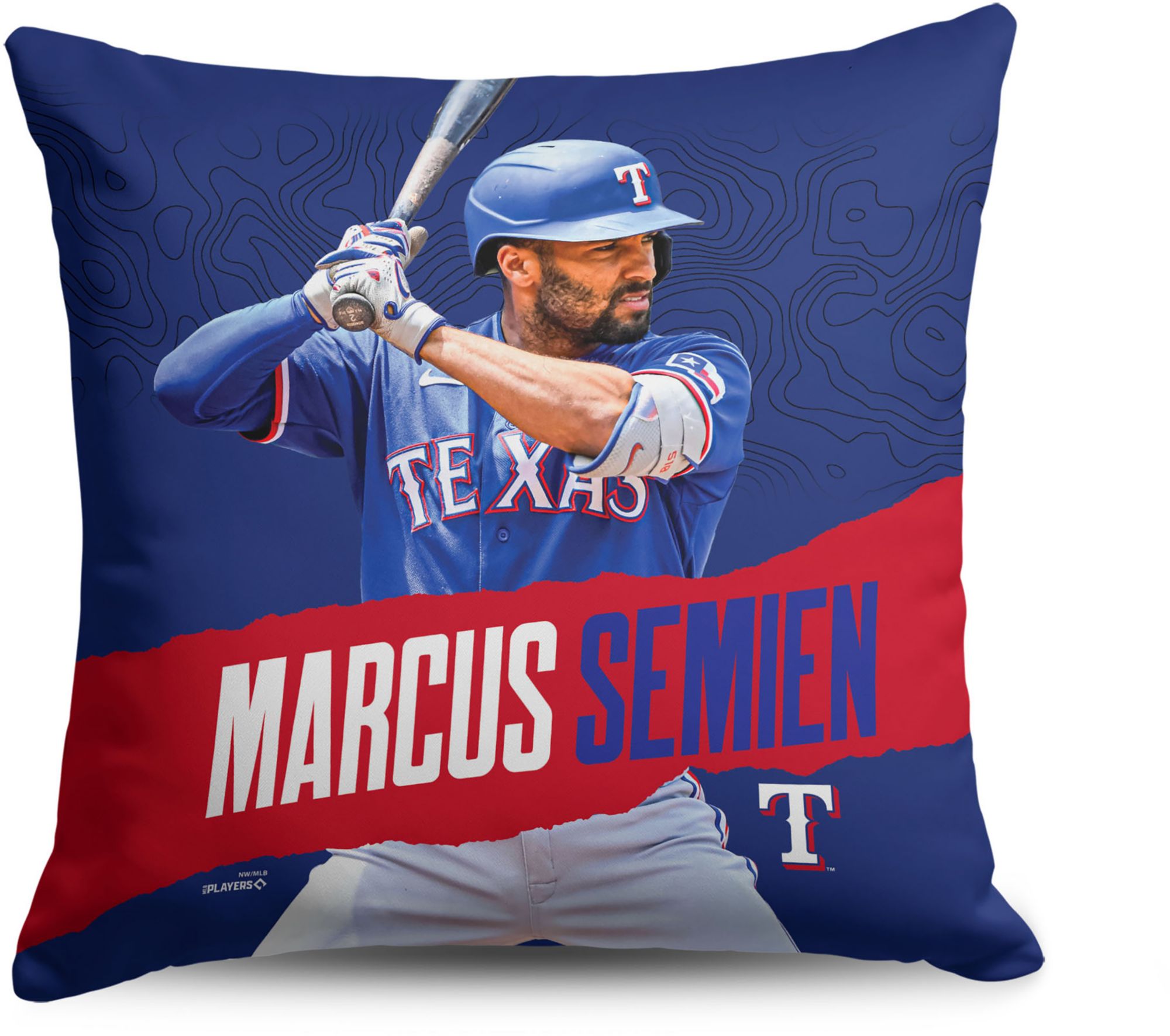 TheNorthwest Texas Rangers Marcus Semien 18'' x 18'' Throw Pillow product image