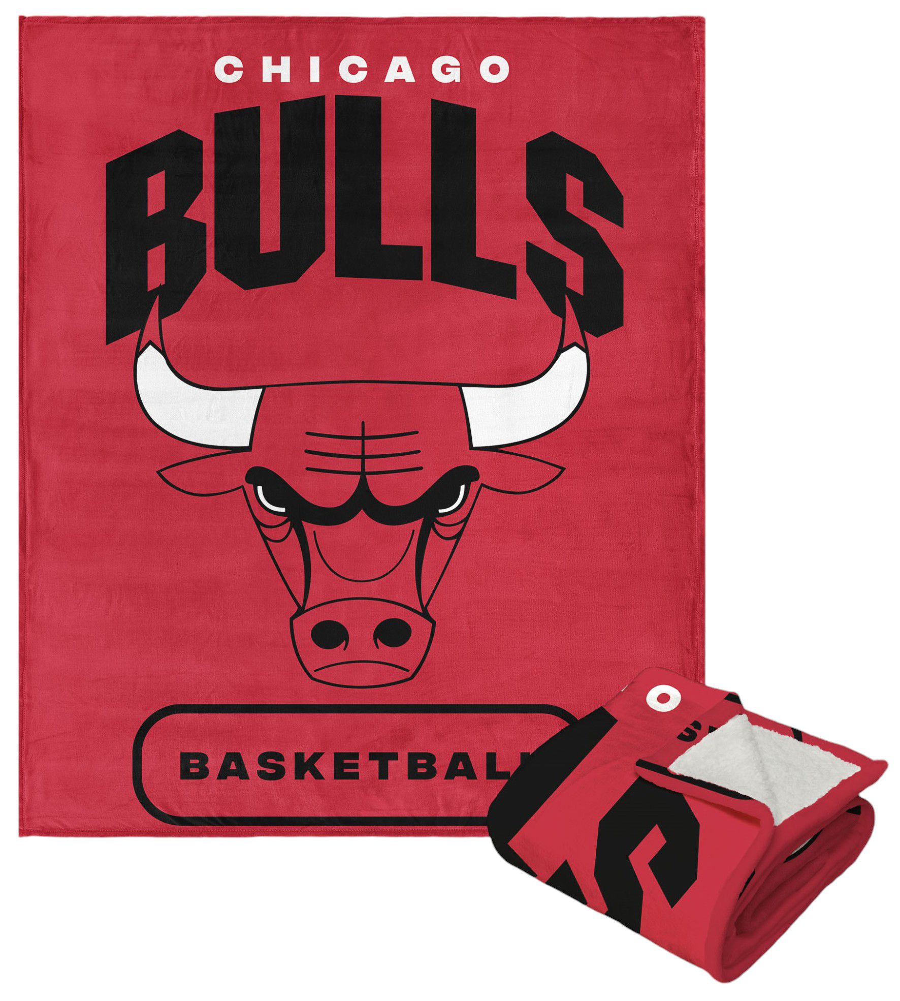TheNorthwest Chicago Bulls Silk Touch Sherpa Blanket product image