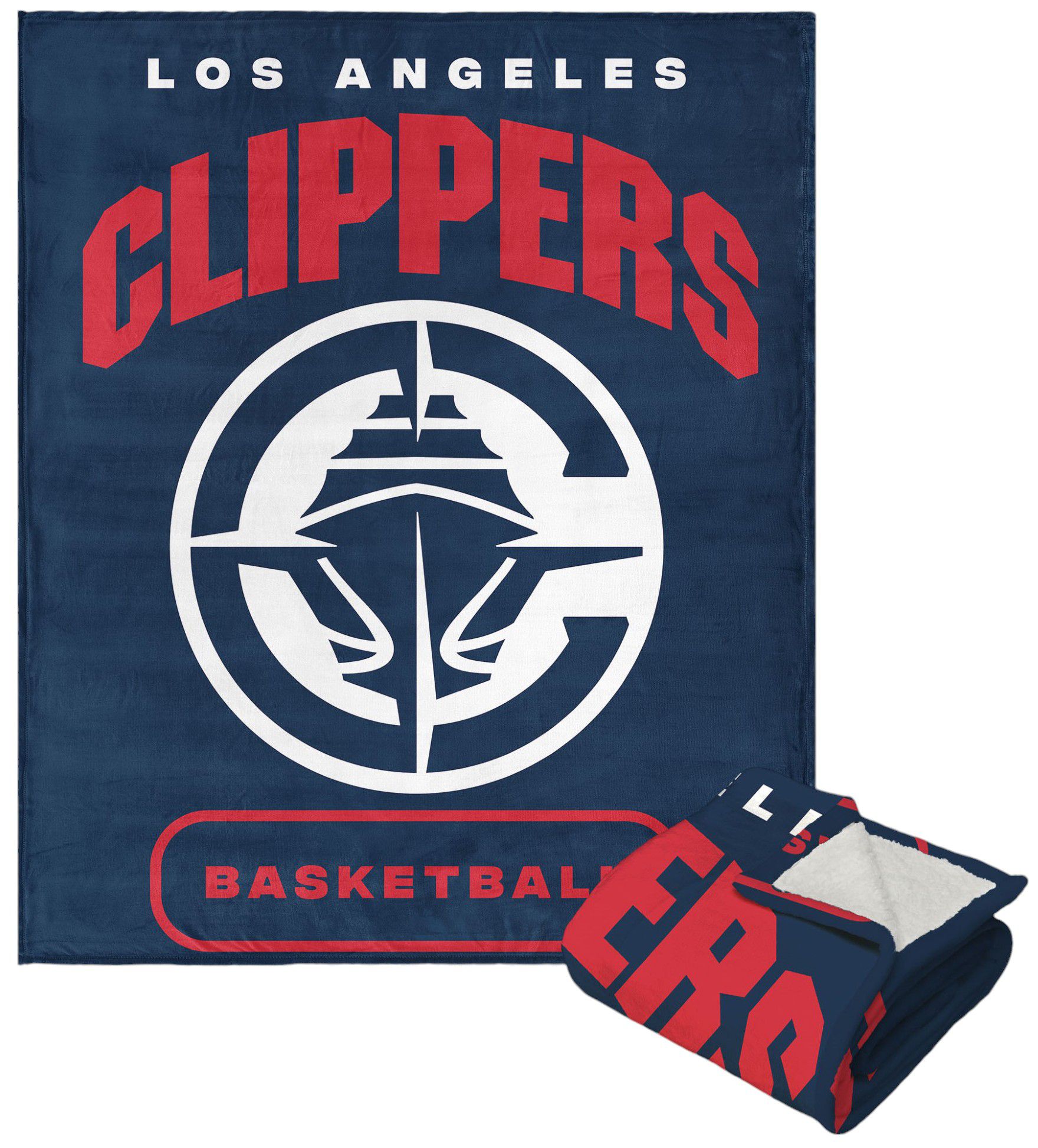TheNorthwest Los Angeles Clippers Silk Touch Sherpa Blanket product image