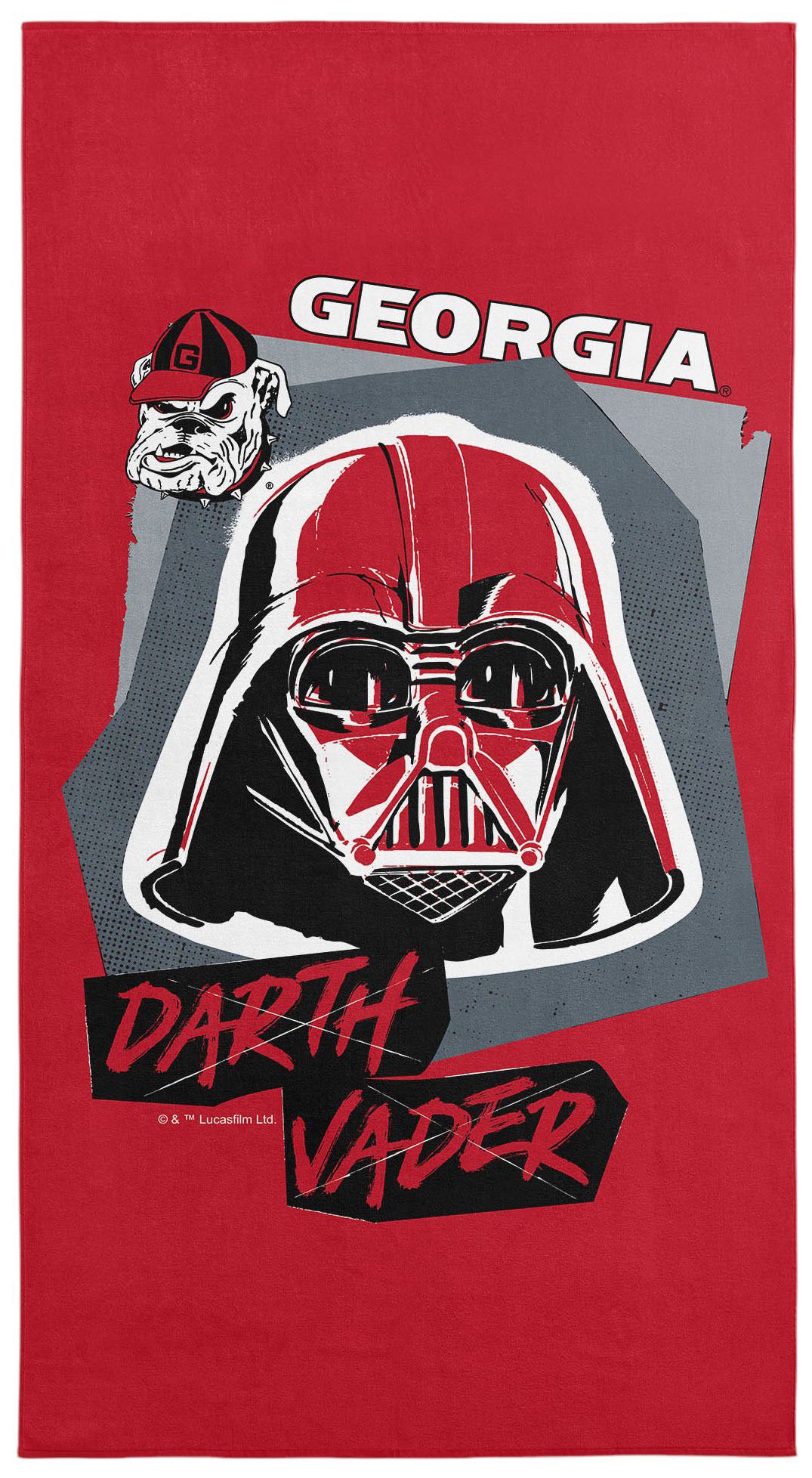 TheNorthwest Georgia Bulldogs Darth Vader Beach Towel product image