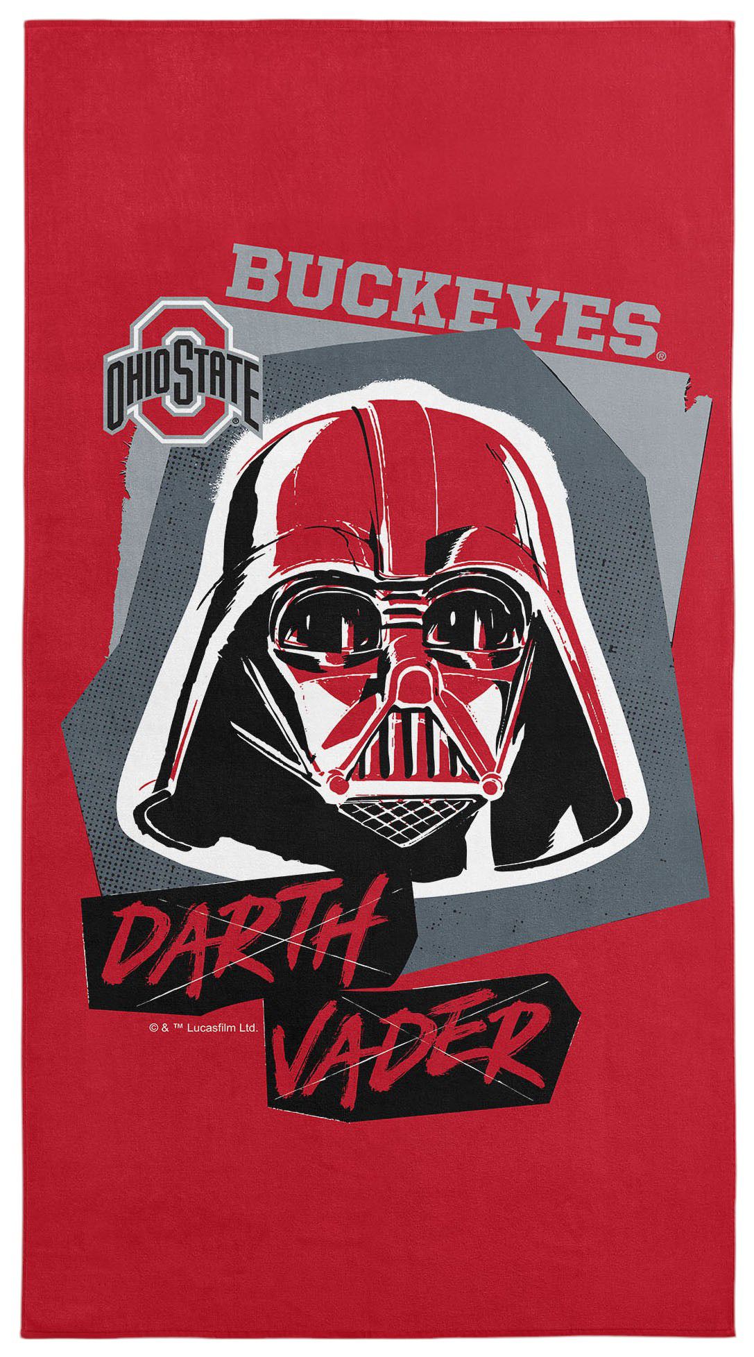 TheNorthwest Ohio State Buckeyes Darth Vader Beach Towel product image