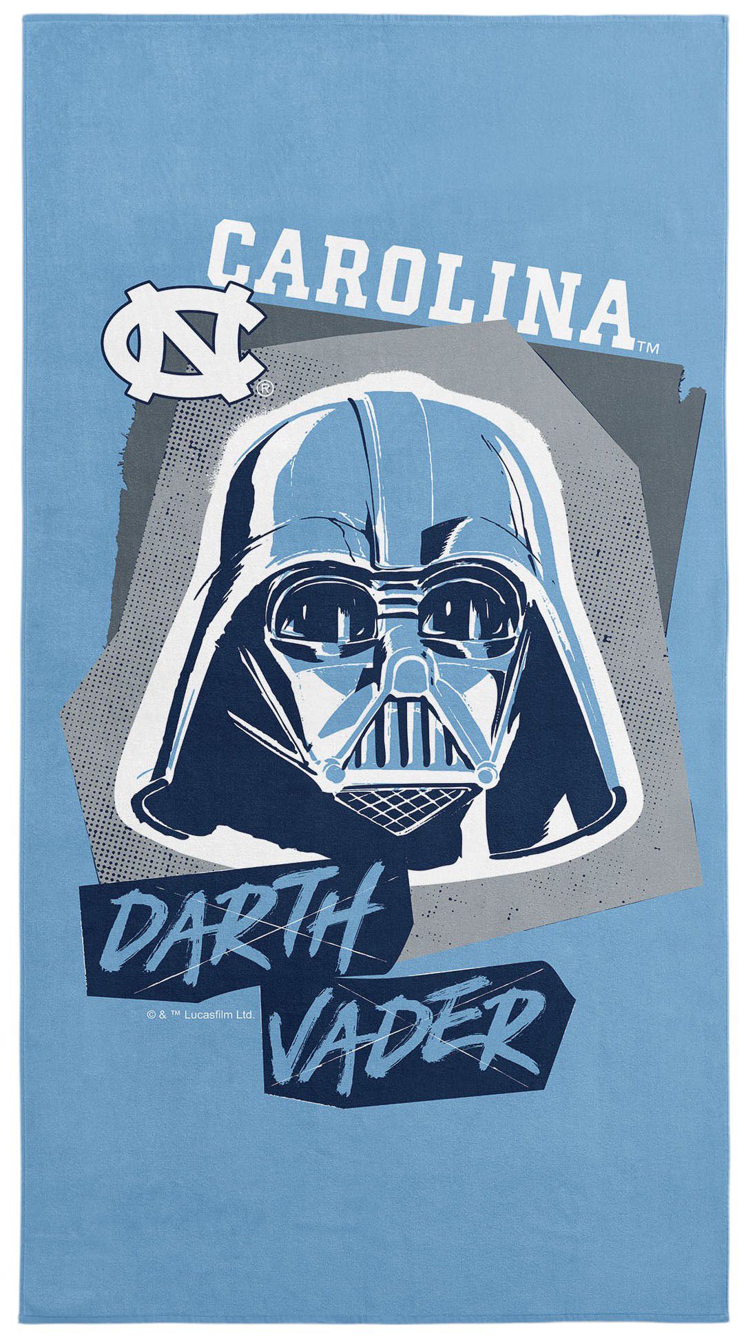 TheNorthwest North Carolina Tar Heels Darth Vader Beach Towel product image
