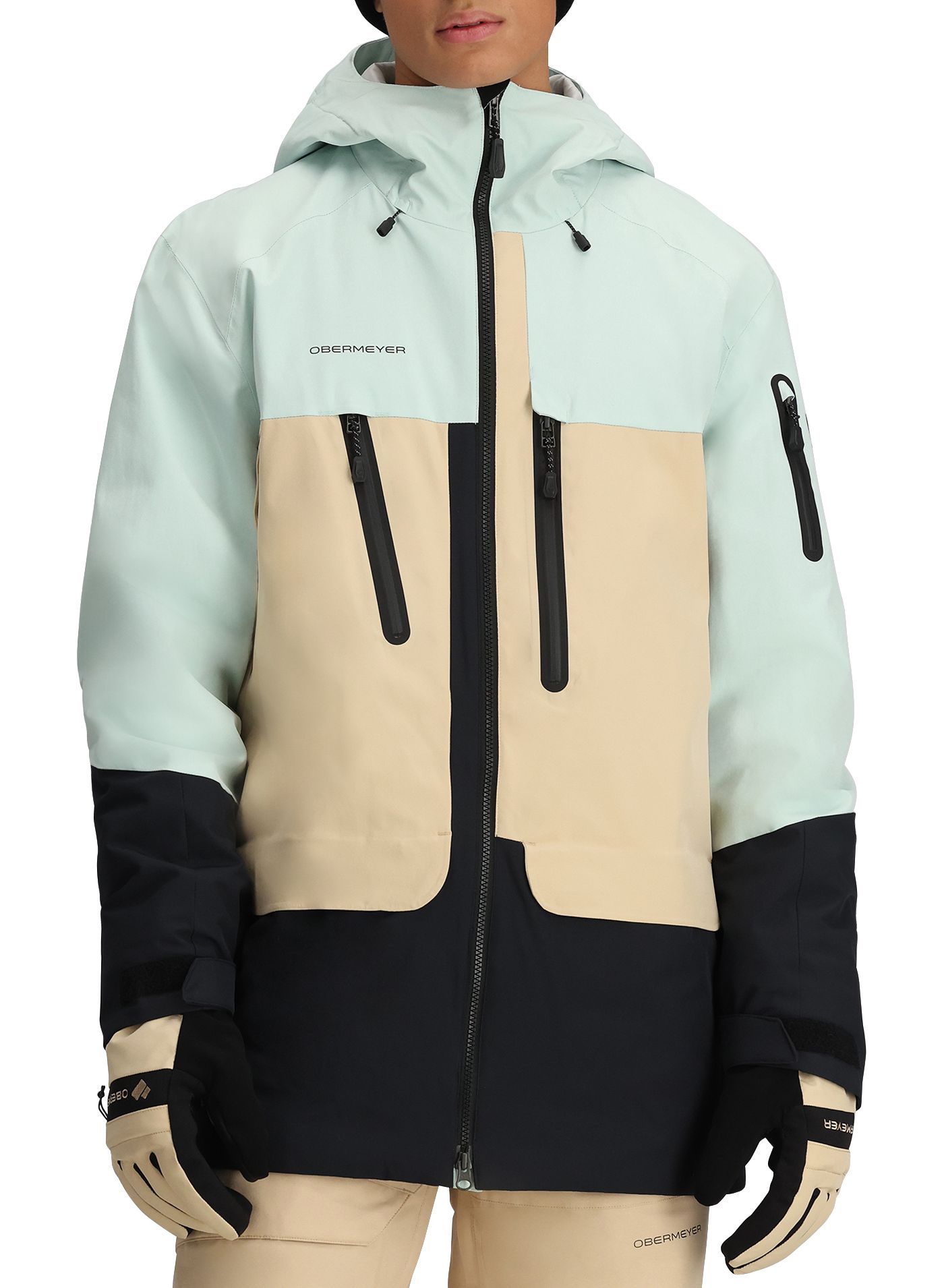 Obermeyer Men s Cirque Jacket Glacial Ice L