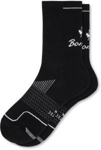 Bombas Adult Script Logo Run Half Calf Socks