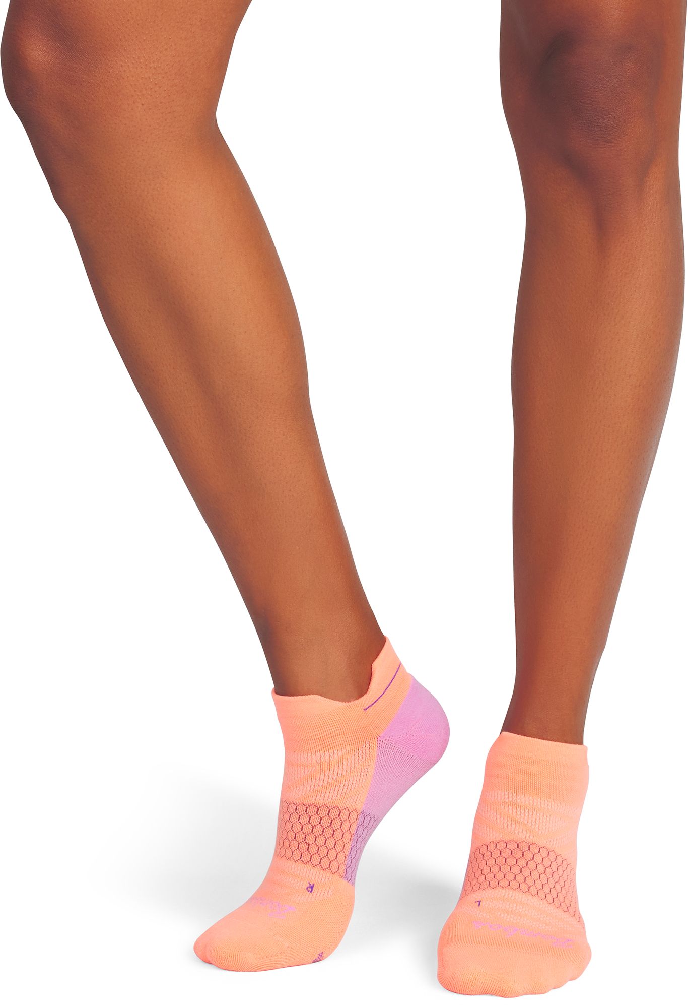 Bombas Solid Colorblock Marl Toe Running Ankle Socks product image