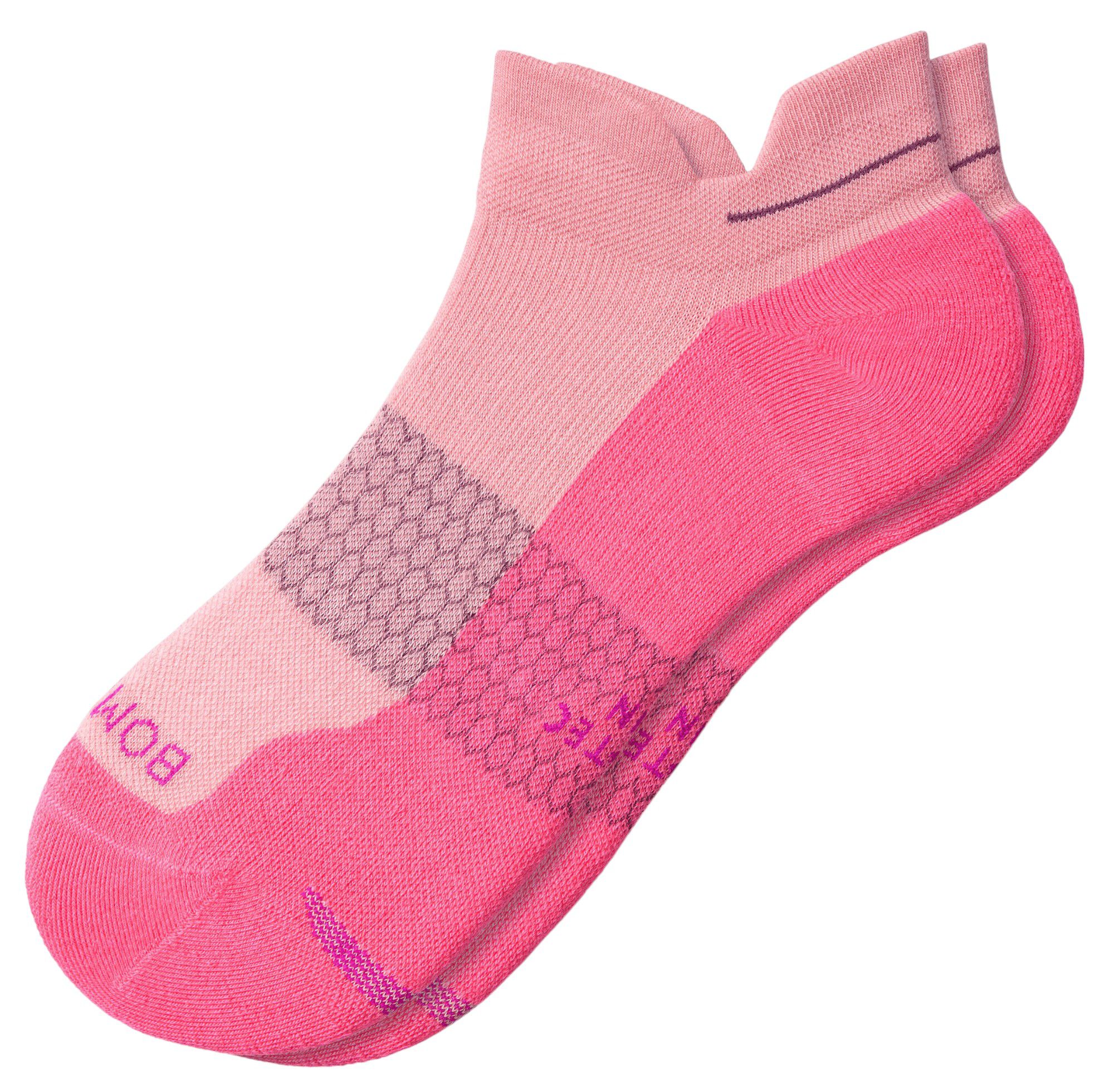 Bombas Solid 2-Tone Colorblock Running Ankle Socks product image