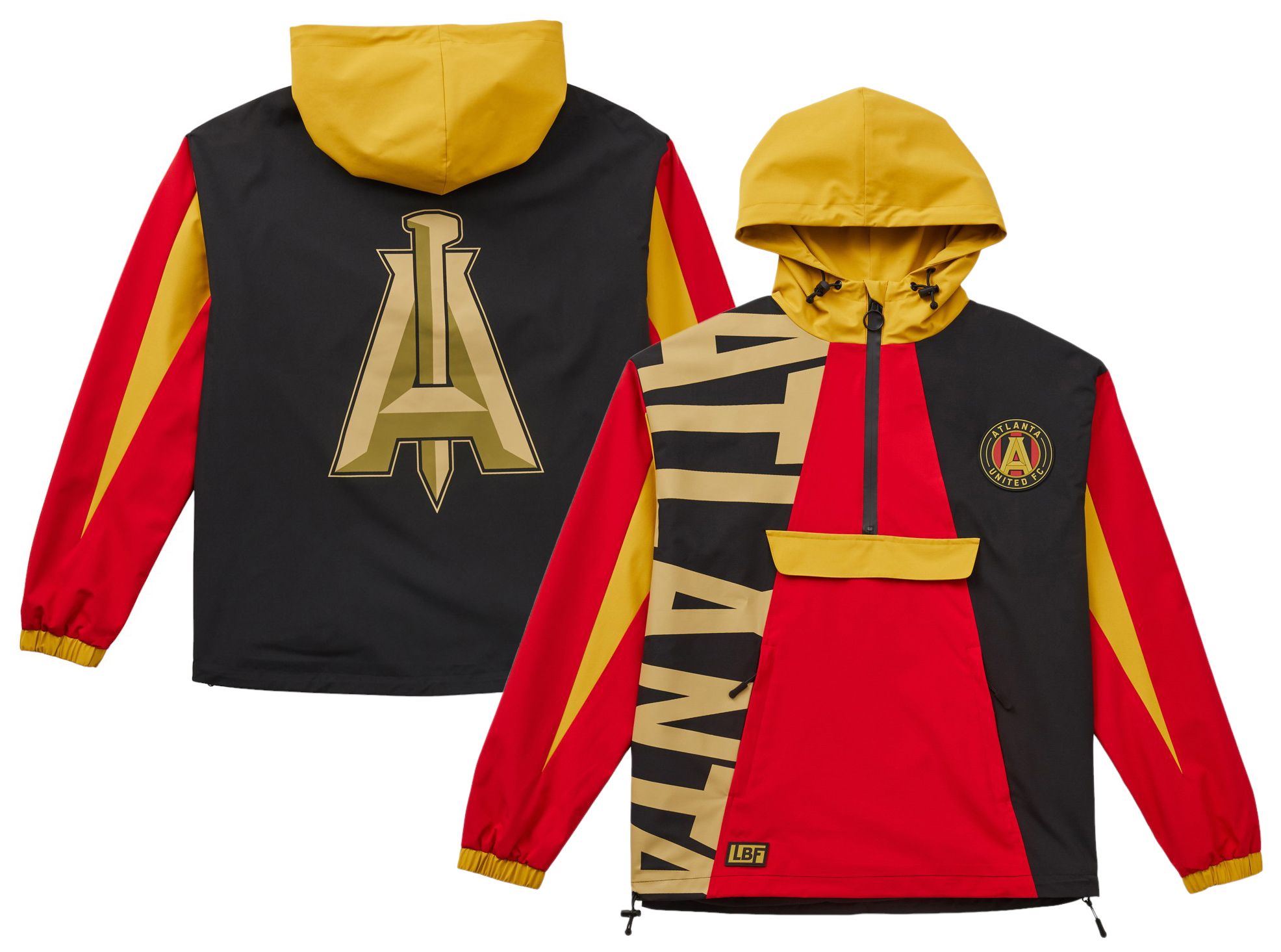 Live Breathe Futbol Men's Atlanta United 2-Hit Multicolor Anorak Jacket product image