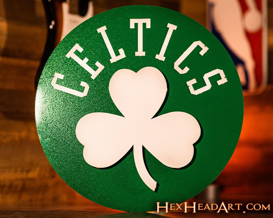 Hex Head Boston Celtics 22" Shamrock Sign product image