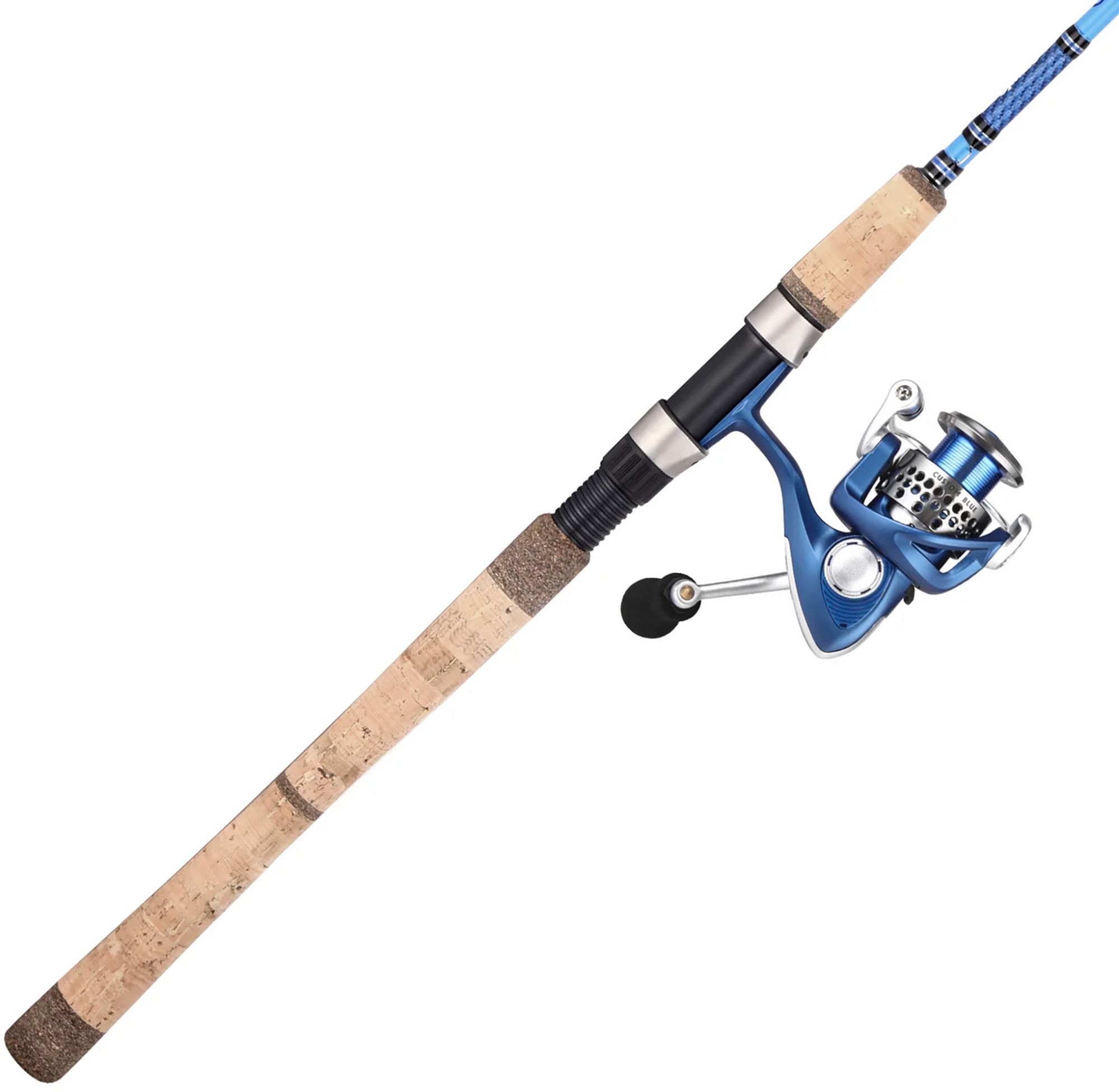 Okuma Custom Blue Spinning Rod Combo Simolary simolary.com