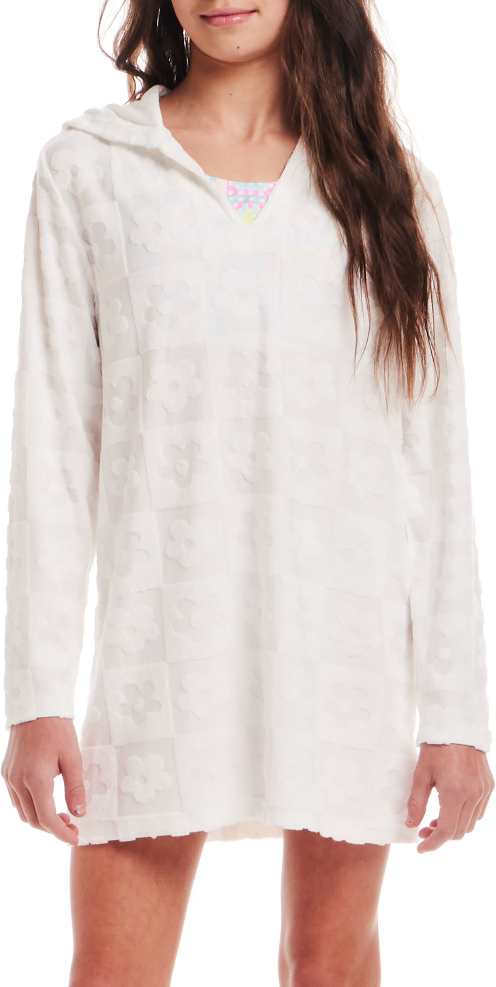 Andy & Evan Girls' Terry Hooded Cover-Up product image