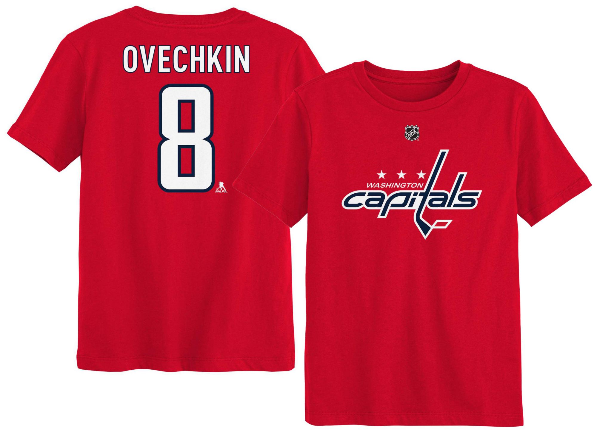 NHL Kids' Washington Capitals Alexander Ovechkin #8 Red T-Shirt product image