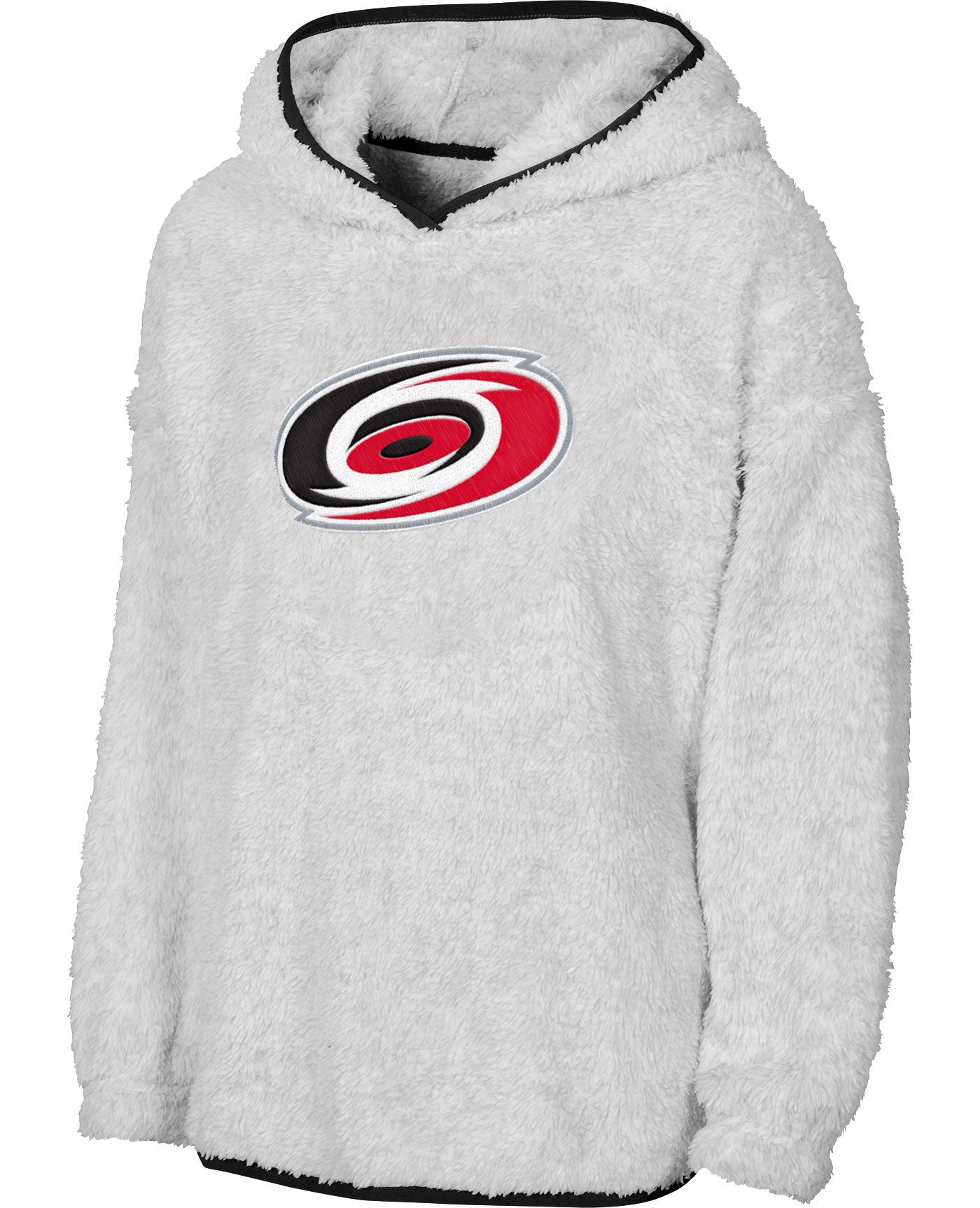 Outerstuff NHL Youth Carolina Hurricanes Fuzzy Teddy White Pullover Hoodie Small