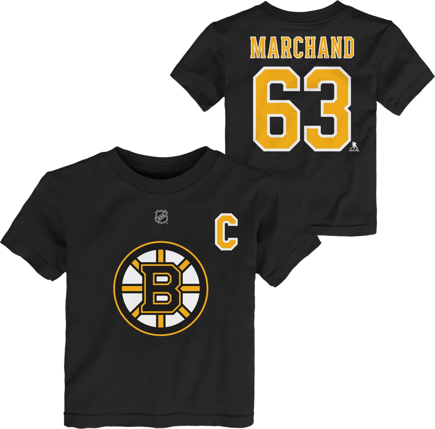 NHL Toddler Boston Bruins Brad Marchand 63 Black T Shirt Dick s Sporting Goods