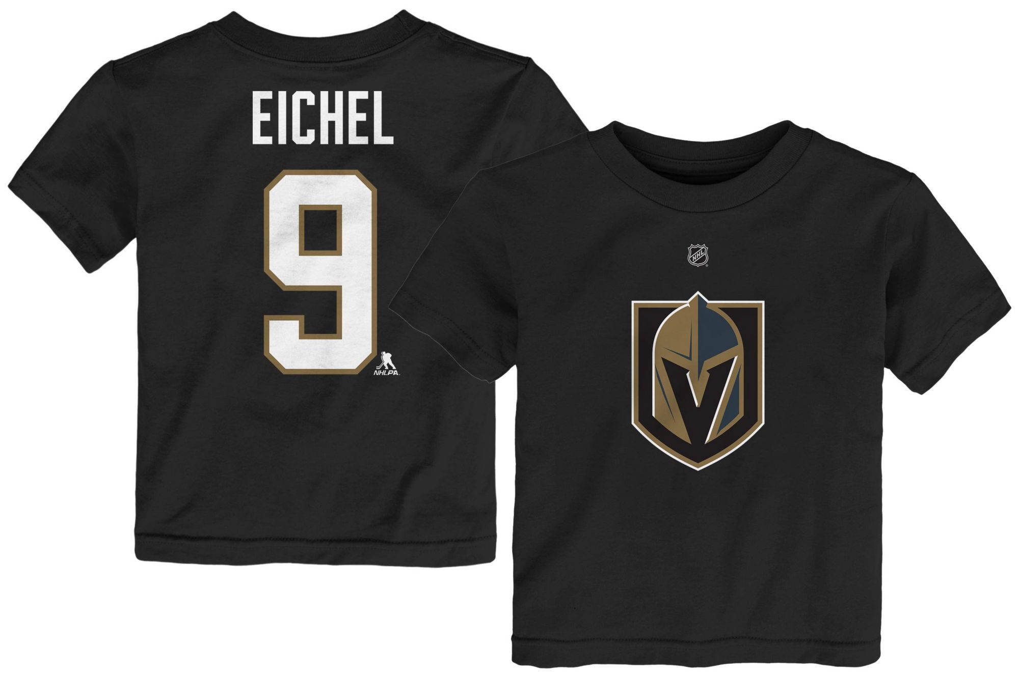 NHL Toddler Vegas Golden Knights Jack Eichel #9 Black T-Shirt product image