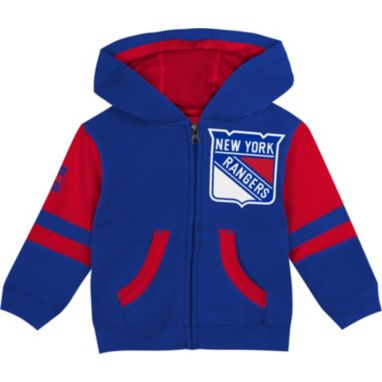 sorry, Outerstuff Toddler New York Rangers Blue Face Off Full-Zip Hoodie is currently out of stock