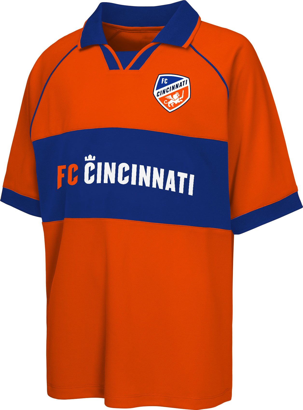 MLS Youth FC Cincinnati Orange Collar T-Shirt product image