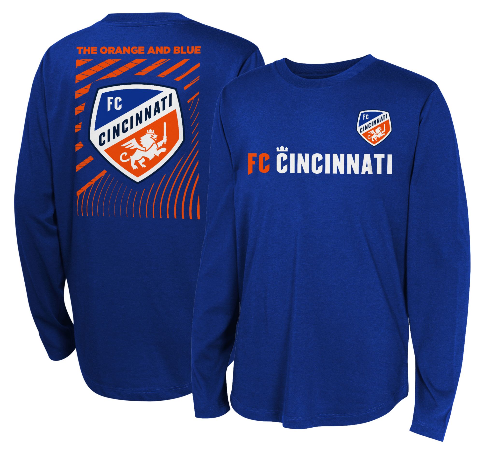 MLS Youth FC Cincinnati Maestro Blue Long Sleeve T-Shirt product image