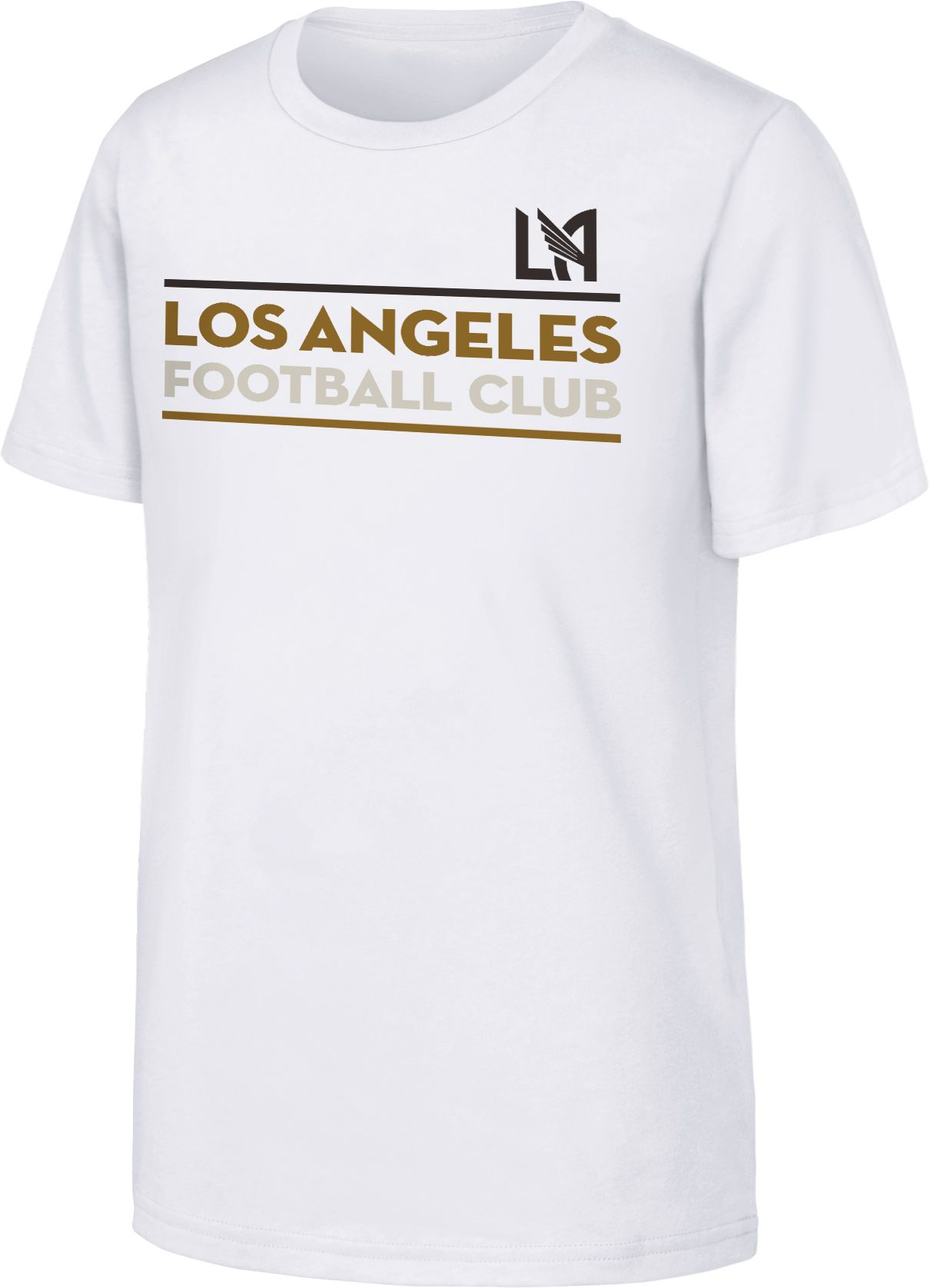 MLS Youth Los Angeles FC 2024 Third Kit Title White T-Shirt product image