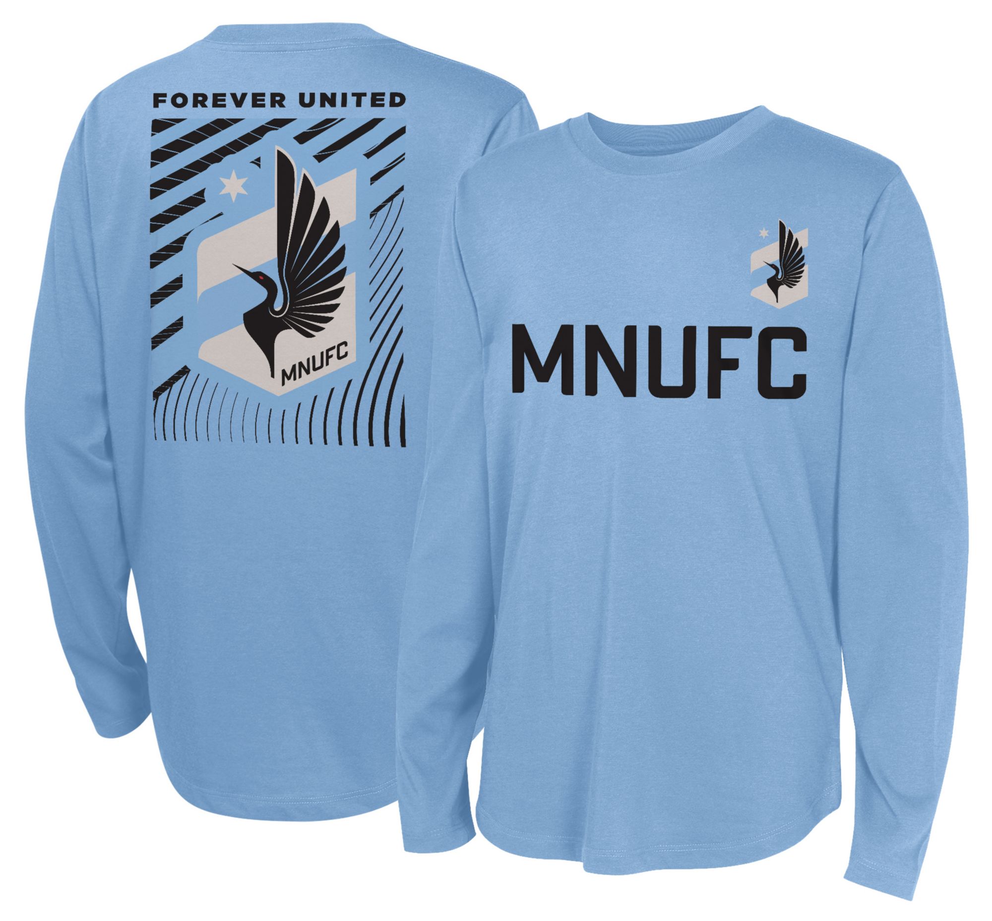 MLS Youth Minnesota United FC Maestro Grey Long Sleeve T-Shirt product image