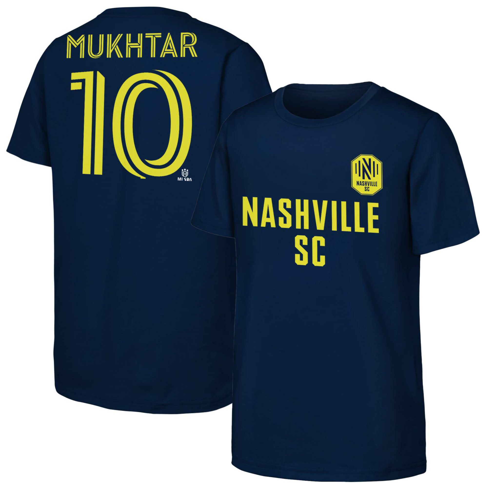 MLS Youth Nashville SC Hany Mukhtar #10 Navy T-Shirt product image