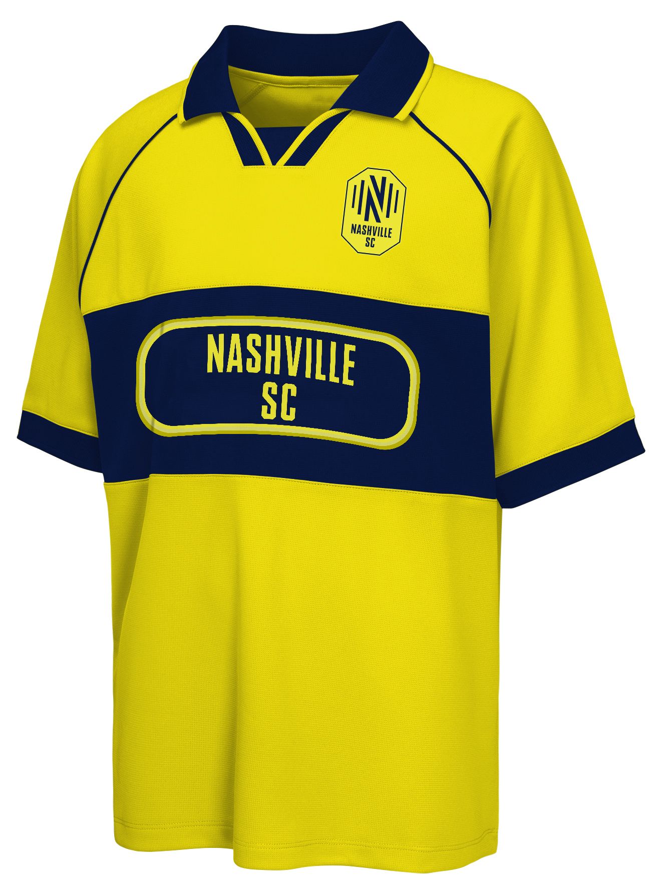 MLS Youth Nashville SC Collar Yellow T-Shirt product image