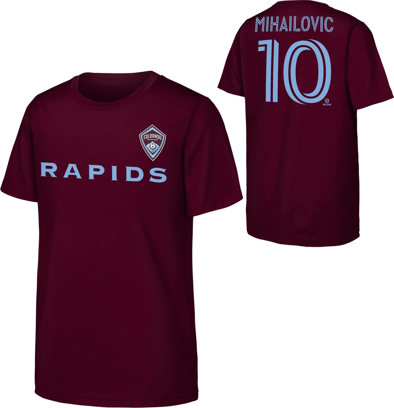 MLS Youth Colorado Rapids Djordje Mihailovic #10 Red T-Shirt product image