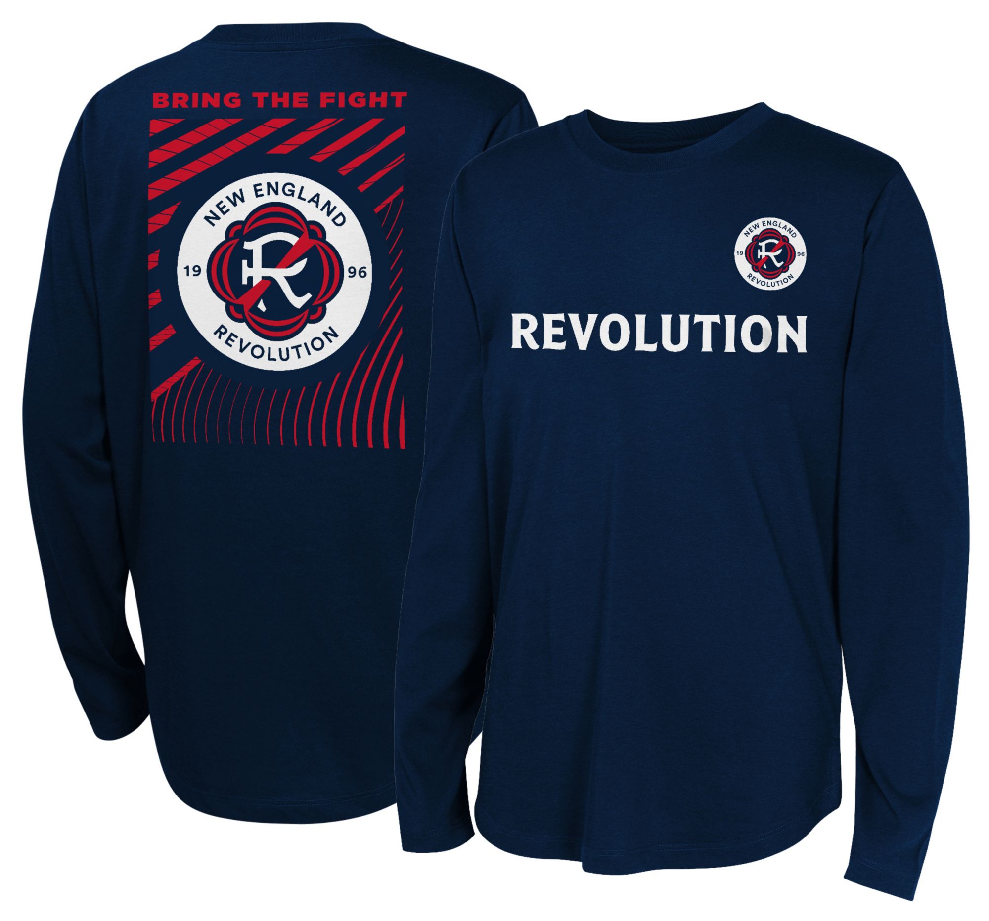 MLS Youth New England Revolution Maestro Navy Long Sleeve T-Shirt product image