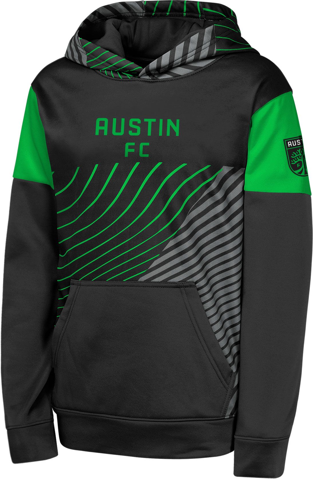 MLS Youth Austin FC Black Unbeat Pullover Hoodie product image