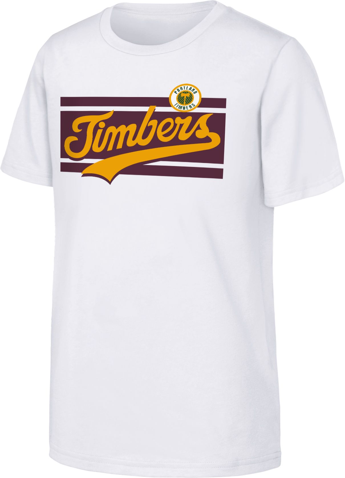 MLS Youth Portland Timbers 2024 Third Kit Field White T-Shirt product image