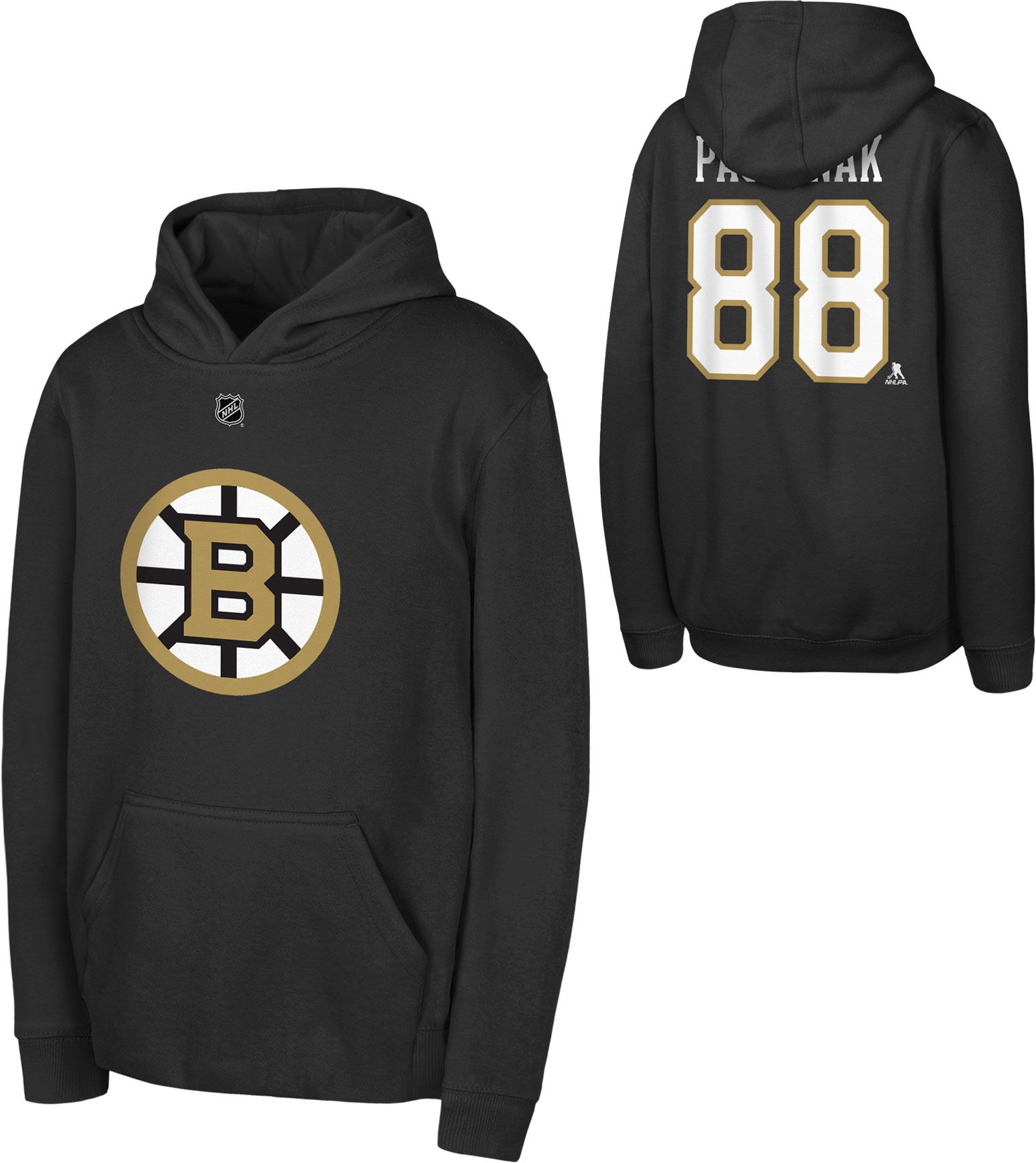 NHL Youth Boston Bruins David Pastrnak #88 2024-2025 Home Pullover Hoodie product image