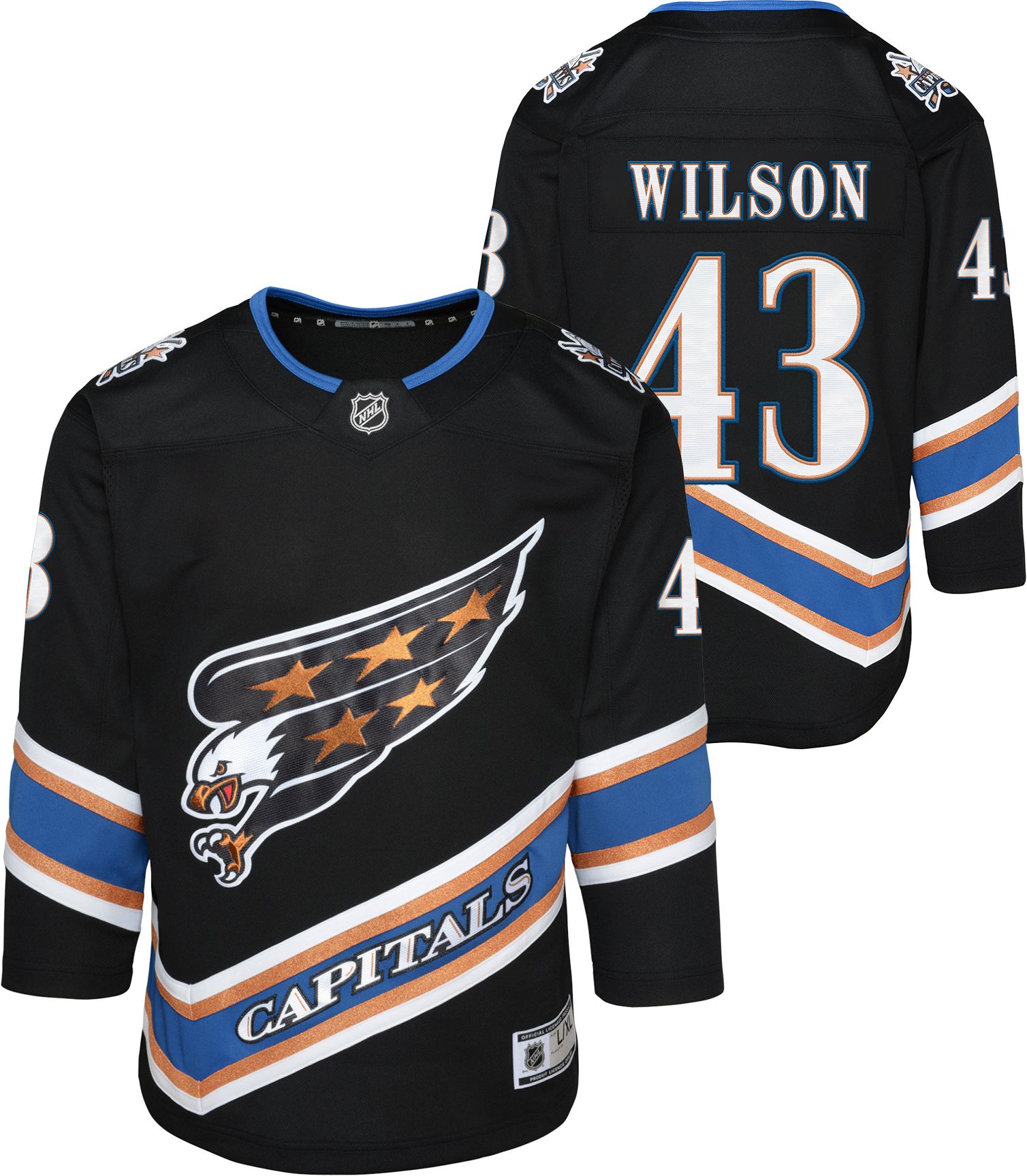 NHL Youth Washington Capitals Tom Wilson #43 2024-2025 Alternate Authentic Jersey product image